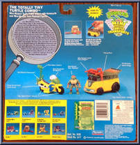 Turtle Transports - The Totally Tiny Turtle Combo (with Card) from Teenage Mutant Ninja Turtles - Mini Mutants manufactured by Playmates [Back]