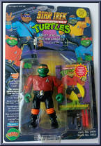 Chief Engineer Michaelangelo from Teenage Mutant Ninja Turtles - Star Trek Turtles (with Cards) manufactured by Playmates [Front]