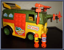 Turtle Party Wagon (Mutant Attack Van) from Teenage Mutant Ninja Turtles - 1989 - Accessories manufactured by Playmates [Loose]