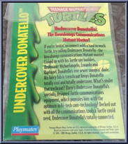 Undercover Don from Teenage Mutant Ninja Turtles - Undercover Turtles (with Cards) manufactured by Playmates [Card]