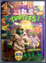 Undercover Mike from Teenage Mutant Ninja Turtles - Undercover Turtles (with Cards) manufactured by Playmates [Front]