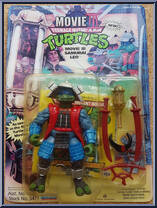 Samurai Leo from Teenage Mutant Ninja Turtles - 1993 Movie III - Basic Series manufactured by Playmates [Front]