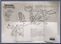 Turtlepult (with Whit) from Teenage Mutant Ninja Turtles - 1993 Movie III - Basic Series manufactured by Playmates [Instructions]