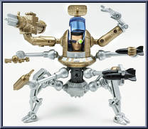 Baxter Stockman from Teenage Mutant Ninja Turtles - Animated - Basic Assortment - 2004 manufactured by Playmates [Loose]