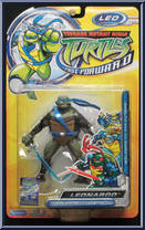 Leonardo from Teenage Mutant Ninja Turtles - Animated - Fast Forward manufactured by Playmates [Front]
