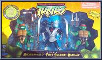 Turtle Takedown (Mike, Foot Soldier, Raph) Action Figure