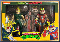 Bugman and Electrozapper from Teenage Mutant Ninja Turtles - Classic Cartoon - Multi-Packs manufactured by Neca [Front]