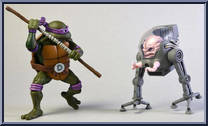 Donatello vs Krang from Teenage Mutant Ninja Turtles - Classic Cartoon - Multi-Packs manufactured by Neca [Loose]