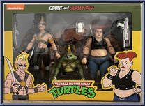 Grunt and Jersey Red from Teenage Mutant Ninja Turtles - Classic Cartoon - Multi-Packs manufactured by Neca [Front]