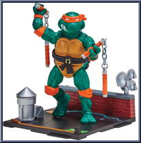 1988 Remastered Michelangelo from Teenage Mutant Ninja Turtles - Classic Collection - 40th Anniversary manufactured by Playmates [Loose]
