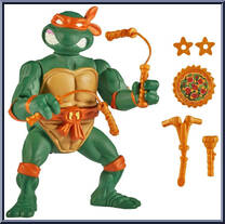 Michelangelo (Storage Shell) from Teenage Mutant Ninja Turtles - Classic Collection - 90th Reissue - 2022 manufactured by Playmates [Loose]