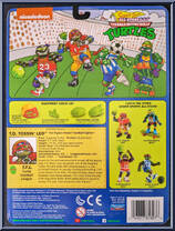 Sewer Sports All-Stars:  T.D. Tossin Leo from Teenage Mutant Ninja Turtles - Classic Collection - 40th Anniversary manufactured by Playmates [Back]