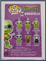 Donatello from Teenage Mutant Ninja Turtles - Pop! Vinyl Figures manufactured by Funko [Back]