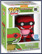 Raphael (Neon) (8-Bit) from Teenage Mutant Ninja Turtles - Pop! Vinyl Figures manufactured by Funko [Front]