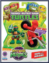 Raph (with Minibike) from Teenage Mutant Ninja Turtles - Half Shell Heroes - Basic Series manufactured by Playmates [Front]