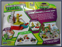Sewer Cruiser with Diver Mikey from Teenage Mutant Ninja Turtles - Half Shell Heroes - Accessories manufactured by Playmates [Back]