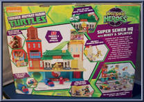 Super Sewer HQ with Mikey & Splinter from Teenage Mutant Ninja Turtles - Half Shell Heroes - Accessories manufactured by Playmates [Back]