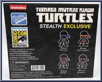 Stealth Exclusive Set from Teenage Mutant Ninja Turtles - Box Sets manufactured by Loyal Subjects [Back]