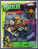 Raph (Pizza Speedster) from Teenage Mutant Ninja Turtles - 2016 Series manufactured by Mega Bloks [Front]