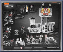 Rooftop Combat from Teenage Mutant Ninja Turtles - Eastman & Laird manufactured by Mega Bloks [Back]