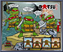 Michelangelo from Teenage Mutant Ninja Turtles - Mirage Comics - Batsu manufactured by Neca [Back]