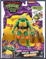 Michelangelo from Teenage Mutant Ninja Turtles - Mutant Mayhem - Ninja Shouts manufactured by Playmates [Front]