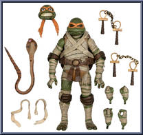 Michelangelo (Mummy) from Teenage Mutant Ninja Turtles - Universal Monsters manufactured by Neca [Loose]