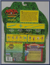 Splinter from Teenage Mutant Ninja Turtles - Next Mutation - Series 1 manufactured by Playmates [Back]