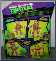 Battle Shell Leonardo (Deluxe) from Teenage Mutant Ninja Turtles - Nickelodeon - Battle Shell manufactured by Playmates [Back]
