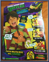 Leonardo from Teenage Mutant Ninja Turtles - Nickelodeon - Ninja Practice Pal manufactured by Playmates [Back]