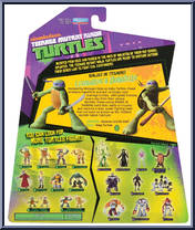 Leonardo & Donatello from Teenage Mutant Ninja Turtles - Nickelodeon - Ninjas in Training manufactured by Playmates [Back]