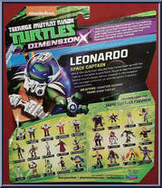 Leonardo (Space Captain) from Teenage Mutant Ninja Turtles - Nickelodeon - Dimension X manufactured by Playmates [Back]