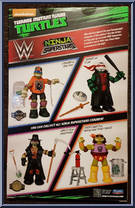 Leonardo as John Cena from Teenage Mutant Ninja Turtles - Nickelodeon - WWE manufactured by Playmates [Back]