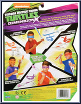 Dimension X: Michelangelo Ninja Combat Gear from Teenage Mutant Ninja Turtles - Nickelodeon - Role Play manufactured by Playmates [Back]