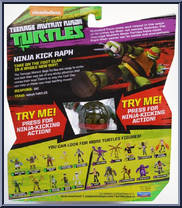Ninja Kick Raph from Teenage Mutant Ninja Turtles - Nickelodeon - Basic Series manufactured by Playmates [Back]