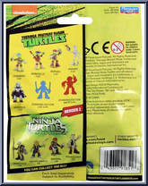 Leonardo from Teenage Mutant Ninja Turtles - Nickelodeon - Surprise Mini Figures - Series 1 manufactured by Playmates [Back]