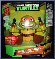 Talk-To-Me Mikey from Teenage Mutant Ninja Turtles - Nickelodeon - Basic Series manufactured by Playmates [Front]