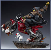 The Last Ronin On Bike from Teenage Mutant Ninja Turtles - The Last Ronin manufactured by PCS Collectibles [Loose]