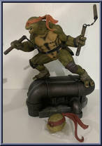 Michelangelo (Exclusive) from Teenage Mutant Ninja Turtles - Statues 2017 manufactured by Sideshow [Loose]