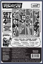 Leonardo (Cosmic Greyscale) from Teenage Mutant Ninja Turtles - ReAction Figures manufactured by Super7 [Back]