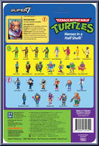 Triceraton from Teenage Mutant Ninja Turtles - ReAction Figures manufactured by Super7 [Back]