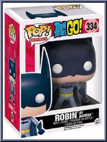 Robin as Batman from Teen Titans Go! - Pop! Vinyl Figures manufactured by Funko [Front]