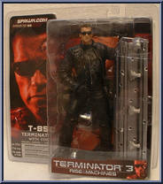 T-850 Terminator (with Coffin) from Terminator 3: Rise of the Machines - Basic Series manufactured by McFarlane [Front]
