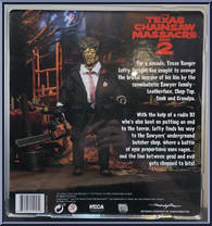 Leatherface (Part 2) (Tuxedo) from Texas Chainsaw Massacre - Clothed Retro manufactured by Neca [Back]