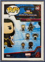 Loki from Thor - Thor Ragnarok Pop! manufactured by Funko [Back]