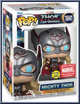 Mighty Thor (Glows in the Dark) from Thor - Thor Love and Thunder Pop! manufactured by Funko [Front]