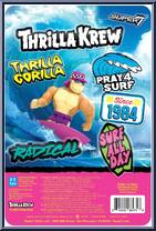 Thrilla Gorilla (Purple Shorts) from Thrilla Krew - ReAction Figures manufactured by Super7 [Back]