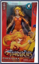 Cheetara & Snarf from ThunderCats - Mega-Scale manufactured by Mezco [Front]