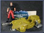 X200 Hover Vehicle and Korso from Titan A.E. - Basic Series manufactured by Hasbro [Loose]