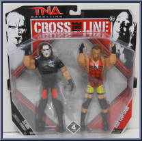 Sting / Rob Van Dam from TNA - Cross the Line - Series 4 manufactured by Jakks Pacific [Front]
